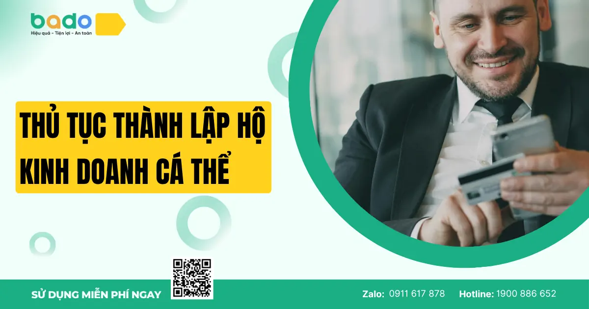 Hướng dẫn chi tiết thủ tục thành lập hộ kinh doanh
